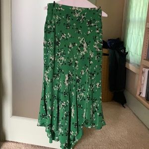 Veronica Beard Spring 2019 floral skirt